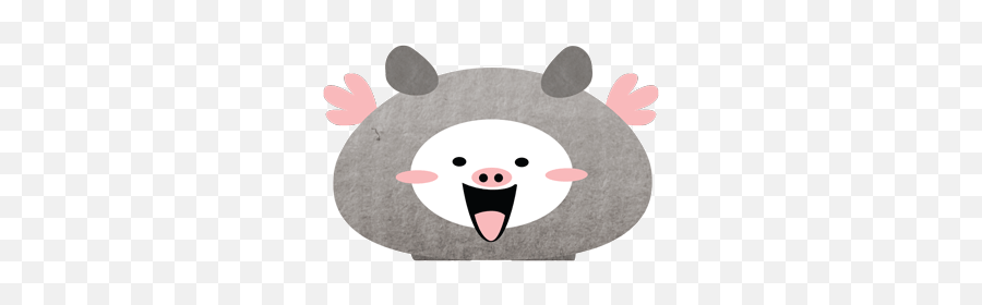 Pimochi The Flying Pig Stickers - Happy Emoji,Flying Pig Emoji