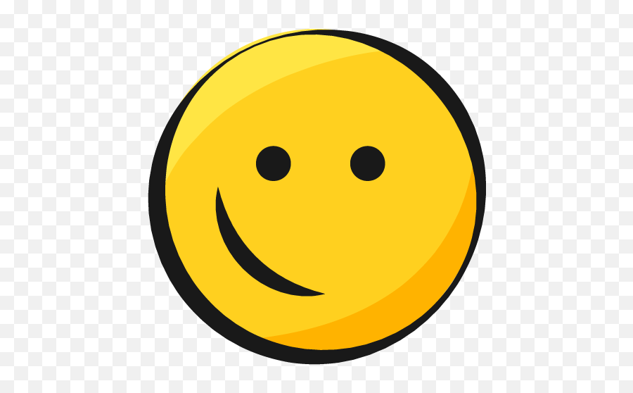 Smiley Jaune Emoji Yellow Sourire Smile - Emoji Sourire En Coin,Gif De Emoticon