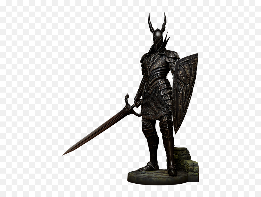 Dark Souls - The Black Knight Kurokishi 16th Scale Statue Black Knight Dark Souls Emoji,Dark Souls Emoticons Pack Part 2