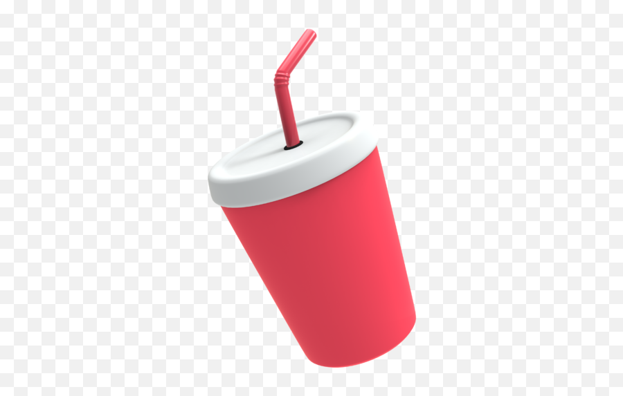 Soda Cup Drink Free Icon Of Fast Food 3d Emoji,Drinking Energy Drink Emoticon