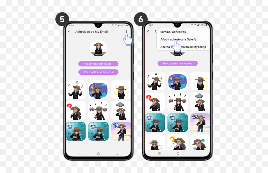 Sticker Animados De Ar Emoji - Smartphone,Emojis Para Teclado Samsung