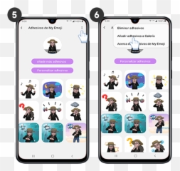 Sticker Animados De Ar Emoji - Smartphone,Emojis Para Teclado Samsung