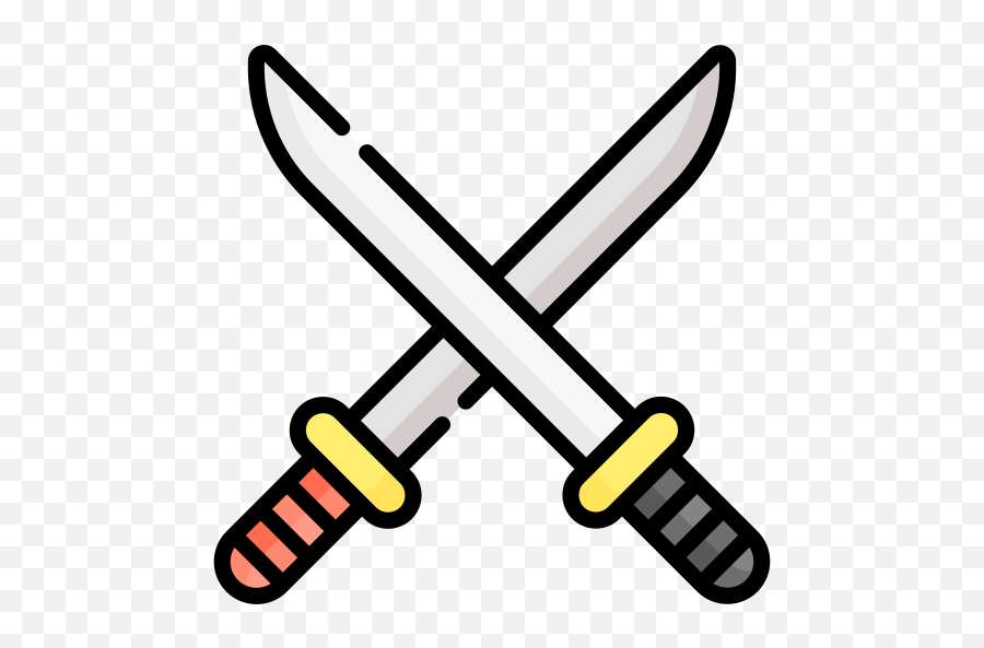 035 Katana - Png Press Transparent Png Free Download Emoji,Emoticon Crossed Swords