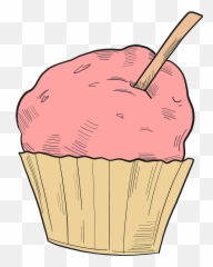 Cupcake Clipart - Baking Cup Emoji,Emoji Cupcakes Recipe