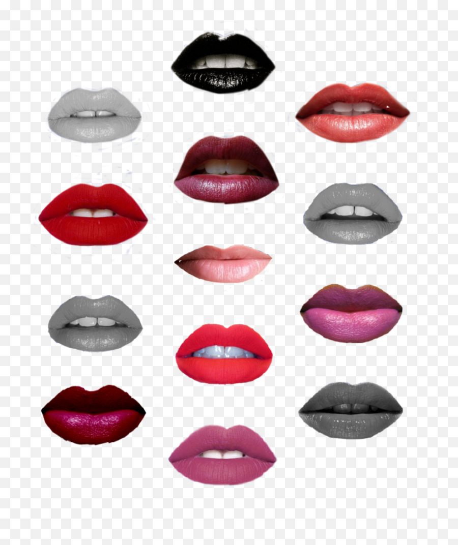 Lips Mouth Sticker By Luna Emoji,Emotion Mouth