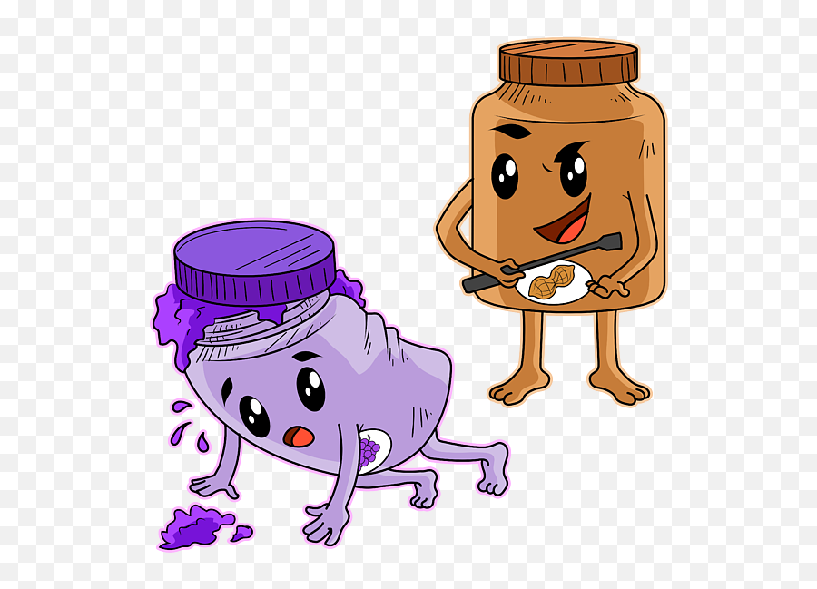 Peanut Butter For Men Women - Couple Jelly Anniversary Emoji,Mad Emoticon Aimal Jam