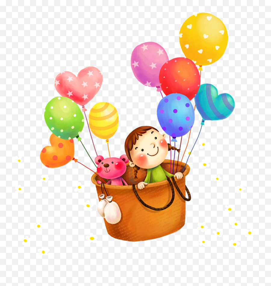 Download Computer Balloons Cartoon File Free Transparent Emoji,Transparentbirthday Emojis