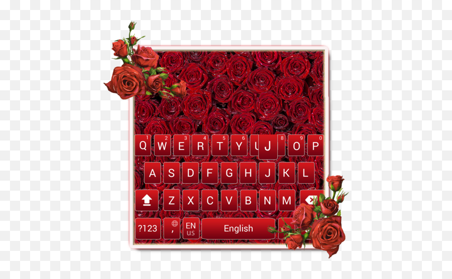 Giltter Red Rose Keyboard Apk Download For Windows - Latest Emoji,How To Add Emojis On Keyboard S6 Edge