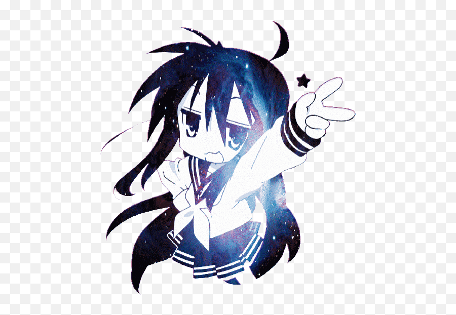Top Lucky Star Stickers For Android - Anime Star Gif Transparent Emoji,Lucky Cat Emoji