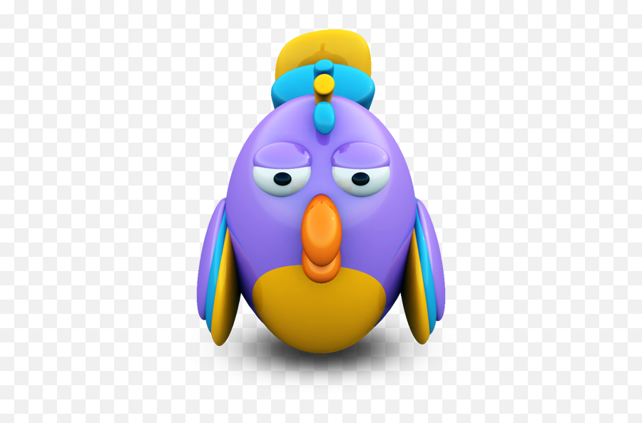 Purple Parrot Icon - Dot Emoji,Parrot Emoticon