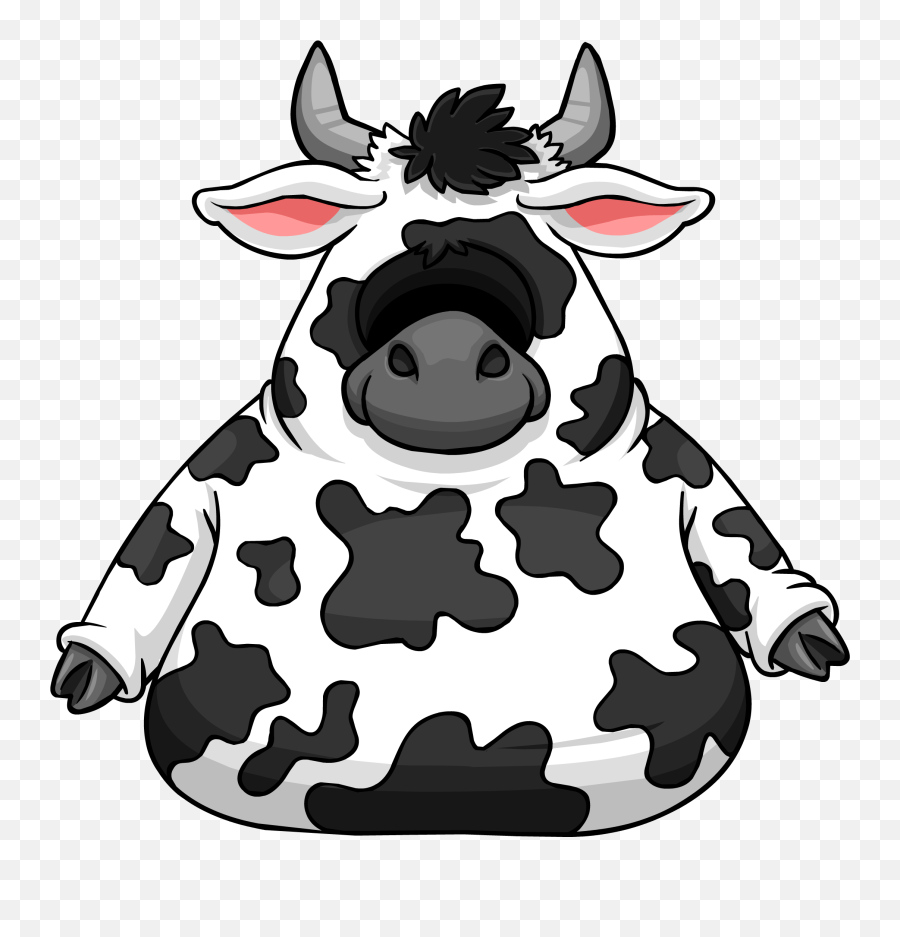Cow Costume Club Penguin Wiki Fandom - Club Penguin Cow Outfit Emoji,Cow Emojis