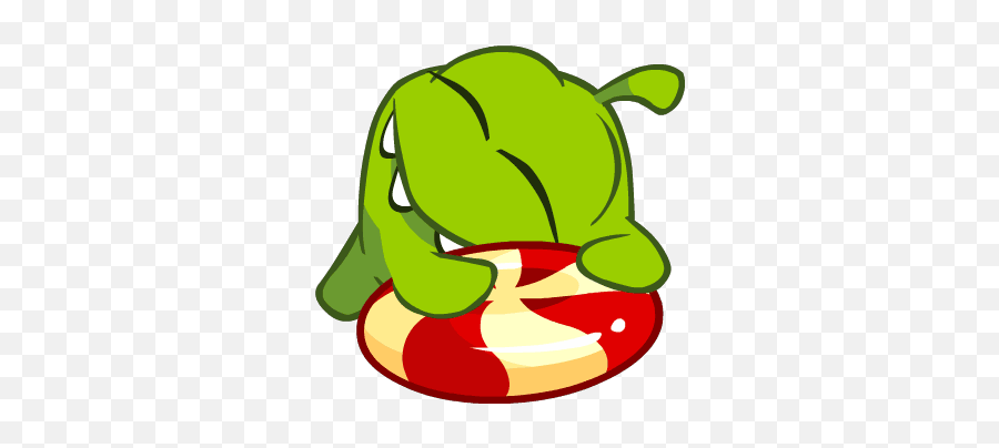 Om Nom Stickers By Zeptolab Uk Limited - Om Nom Sleeping Gif Emoji,Nom Nom Emoji