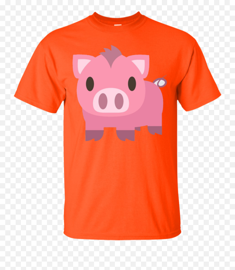 Pig Emoji Tshirt Pink Oink Zoo Animal - Box Of Rain Shirt,Pig Emoji Shirt