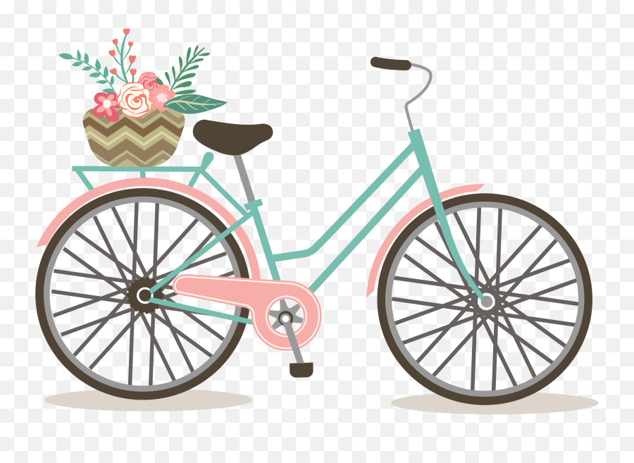 Free - Romanticbicycleclipartset2fptfy2png 33002550 Free Bicycle Clip Art Emoji,Bicycle Emoji