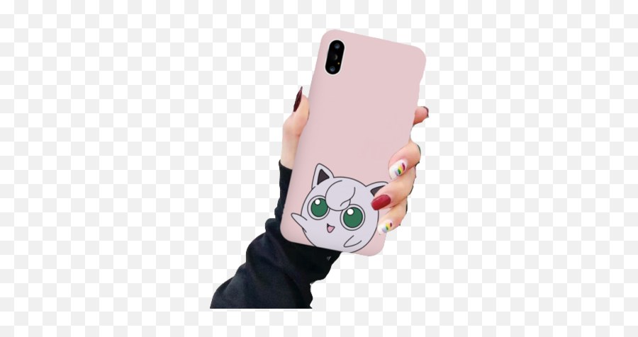 Pokemon U2013 Danime Shop - Mobile Phone Case Emoji,Jigglypuff Emoticon