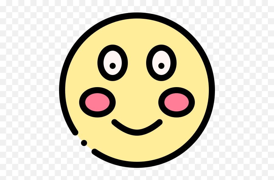 Blush - Free Smileys Icons Dot Emoji,Emoticons Images Free Download