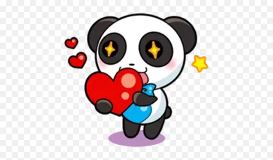 New Cute Funny Panda Stickers For - Happy Emoji,Emotions De Panda