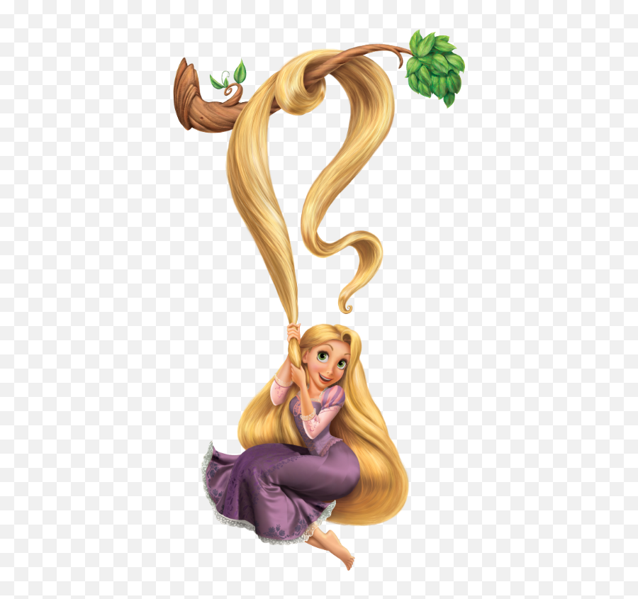 Rapunzel Disney - Disney Rapunzel Hanging On Hair Emoji,Rapunzel Coming Out Of Tower With Emotions