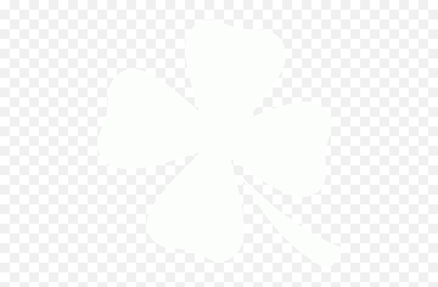 White Clover Icon - Free White Gamble Icons Transparent White Clover Png Emoji,Shamrock Emoticon