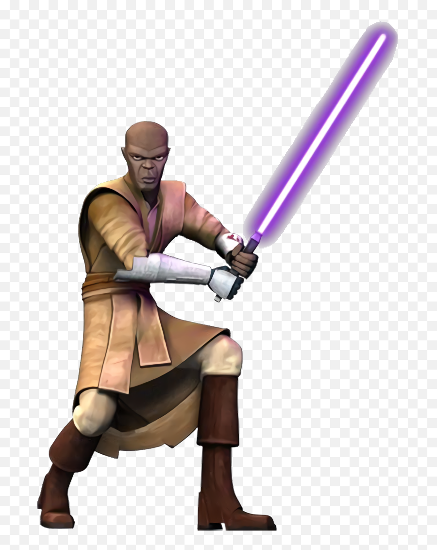 Mace Windu - Mace Windu Bladebuilders Lightsaber Emoji,Old Jedi Code Emotion Yet Peace