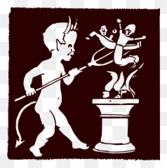 Free Photo People Imp Pitchfork Cupid - Cupid With Pitch Fork Emoji,Emotion Pitchfirk