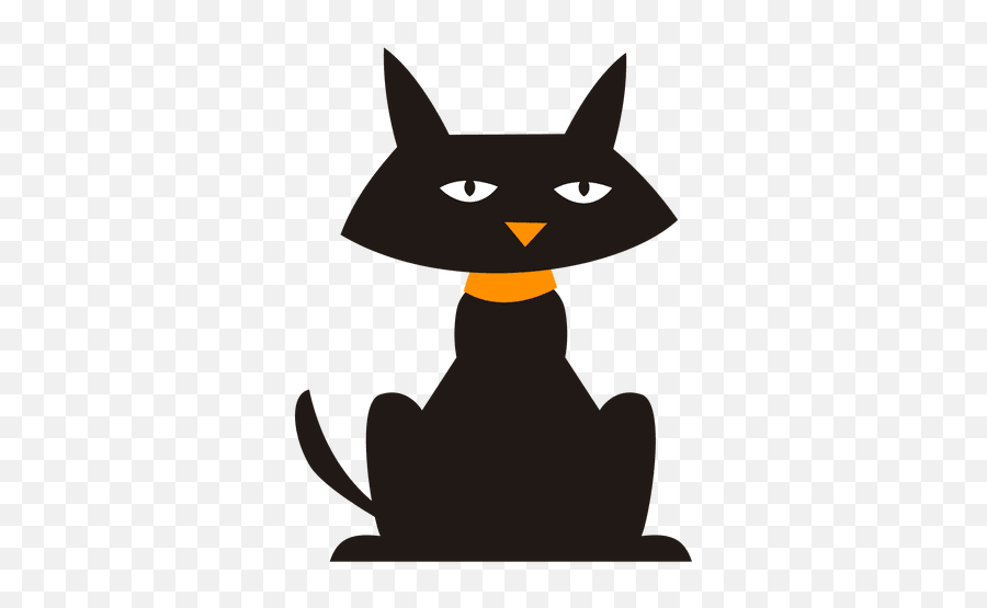 Black Cat Drawing - Vector Cartoon Material Png Download Gato Negro Dibujo Animado Emoji,Nyan Cat Emoticon Download