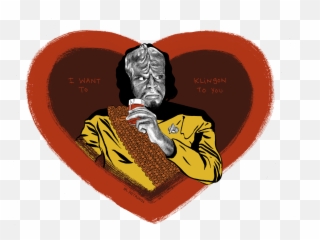 Worf Loves Prune Juice - Star Trek I Love You Emoji,Star Trek Emotion Lady