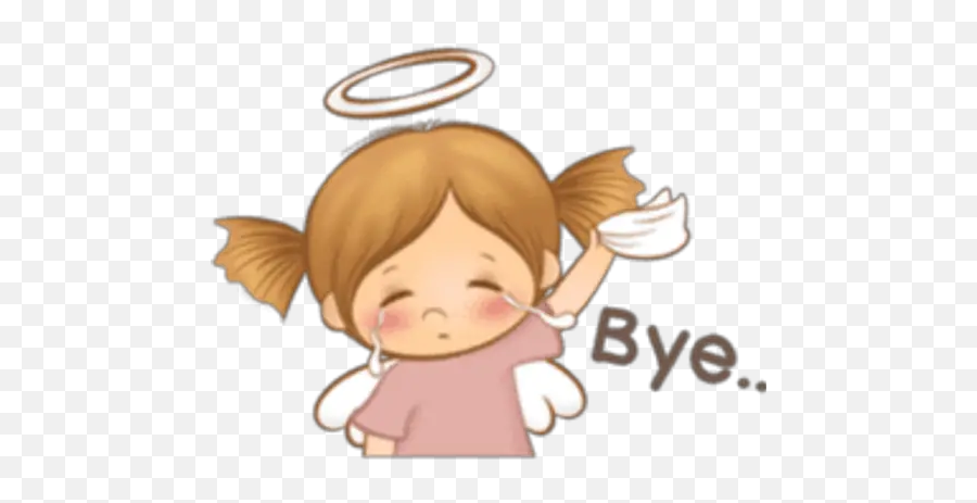 Angelito Cute Stickers Para Whatsapp - Cute Angel Design Sticker Emoji,Emojis De Angelito