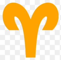 Orange Aries Icon - Free Orange Zodiac Signs Icons Aries Zodiac Sign Red Transparent Emoji,Aries En Emoticon