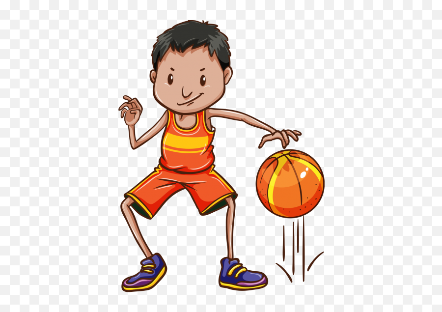 Bounce Ball Clip Art Transparent Png - Bounce The Ball Cartoon Emoji,Emoticon Balon De Baloncesto
