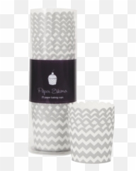 Silver Chevron Cupcake Cases - Cylinder Emoji,Emoji Cupcake Liners
