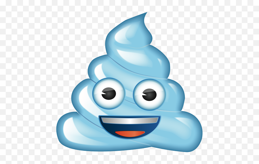 Vector Poop Emoji Png Picture - Green And Blue Poop Emoji,Pooping Emoji