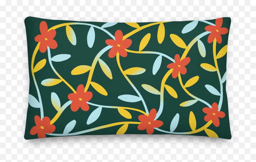 Flowerpatch Throw Pillow Paddy Hams Emoji,Emoticon Pillows Pattern