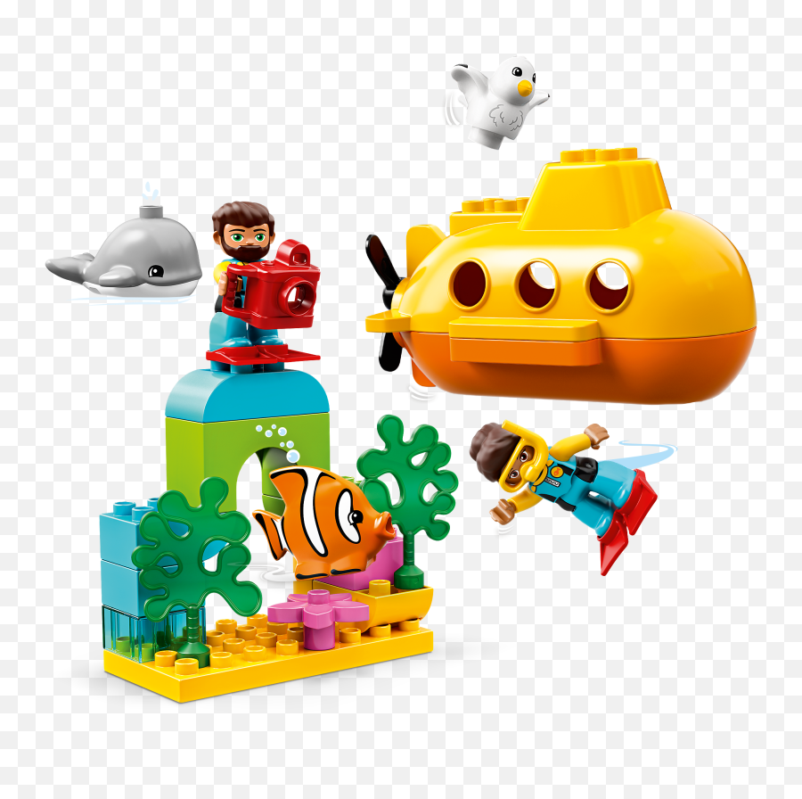 Lego Duplo Submarine Adventure 10910 - Lego Duplo Submarine Emoji,Drawing Emotions On Duplos