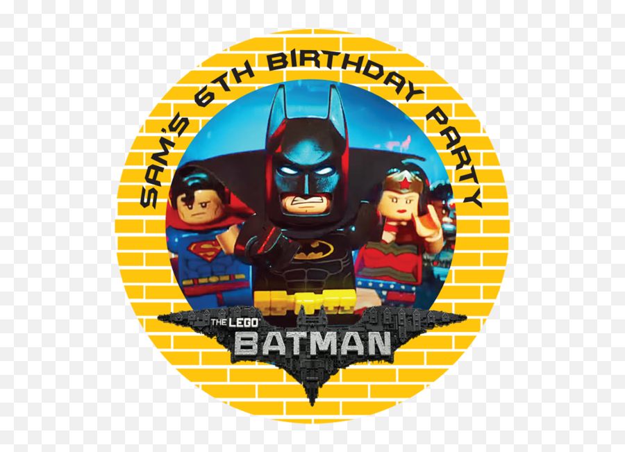 Party Box Stickers - Batman Lego Party Movie Emoji,Justice Emoji Birthday Box