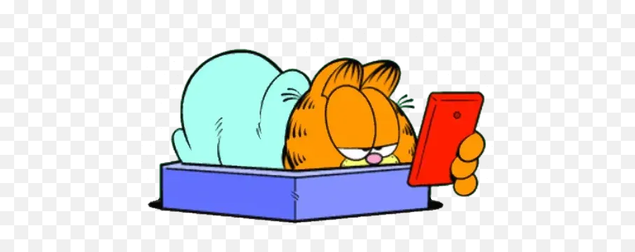 Garfield Iii Whatsapp Stickers - Stickers Cloud Emoji,Pookie Garfield Emoji