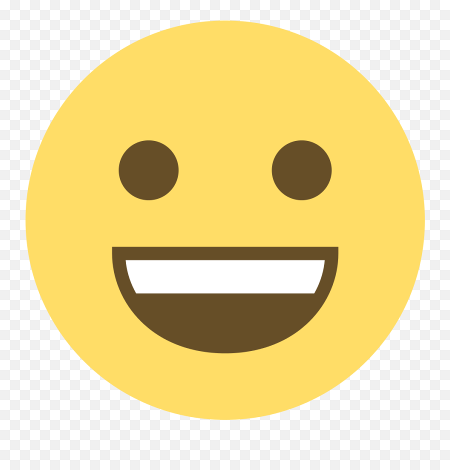 Emojione 1f603 - Happy Fb Emoji Png,Homo Emoji