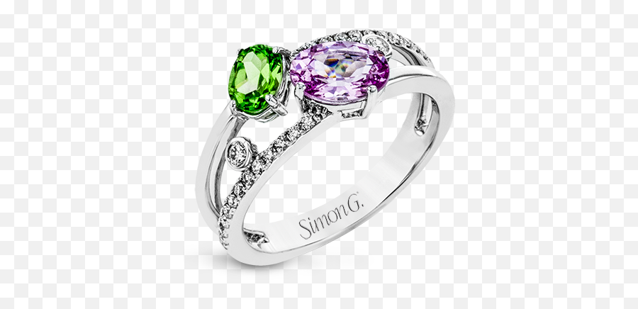 18k White Gold Gemstone Fashion Ring Emoji,Love Isn't An Emotion, It's A Promise