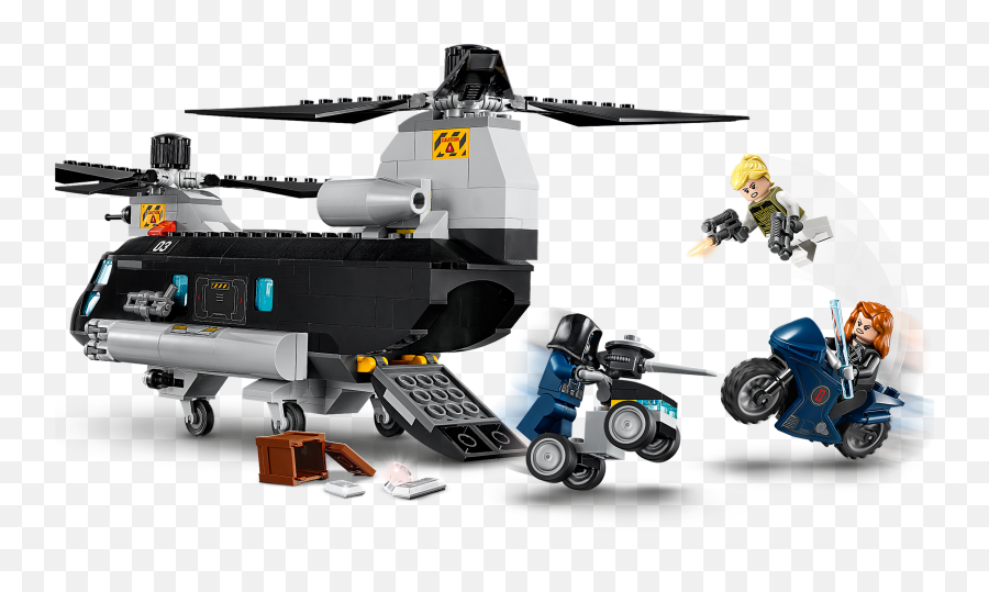 Black Widowu0027s Helicopter Chase 76162 Marvel Buy Online Emoji,Facebook Emoticon Helicopter