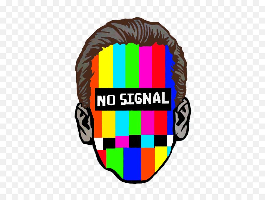 Stickergang No Signal The American - No Signal Face Emoji,No Signal Emoji