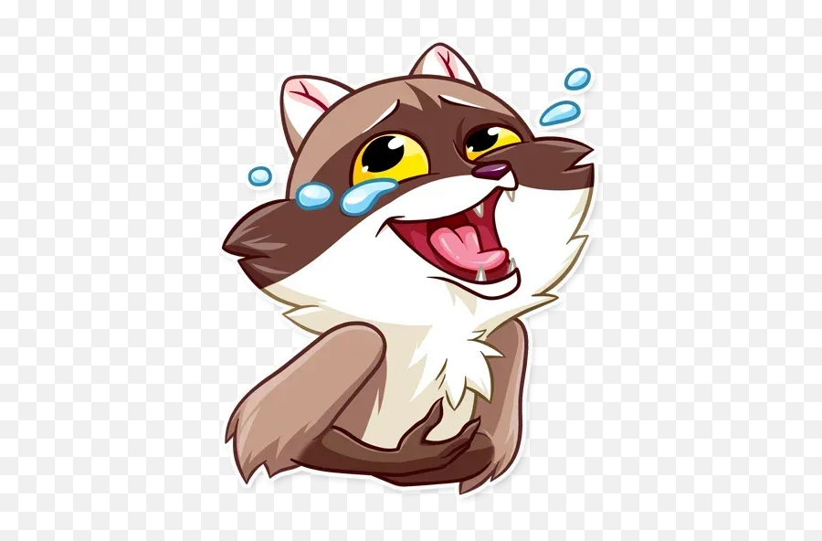 Bandit Raccoon Sticker Pack - Stickers Cloud Emoji,Raccoon Emoji