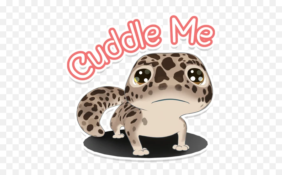Telegram Sticker From Bruce The Leopard Gecko Pack Emoji,Leopard Emoji