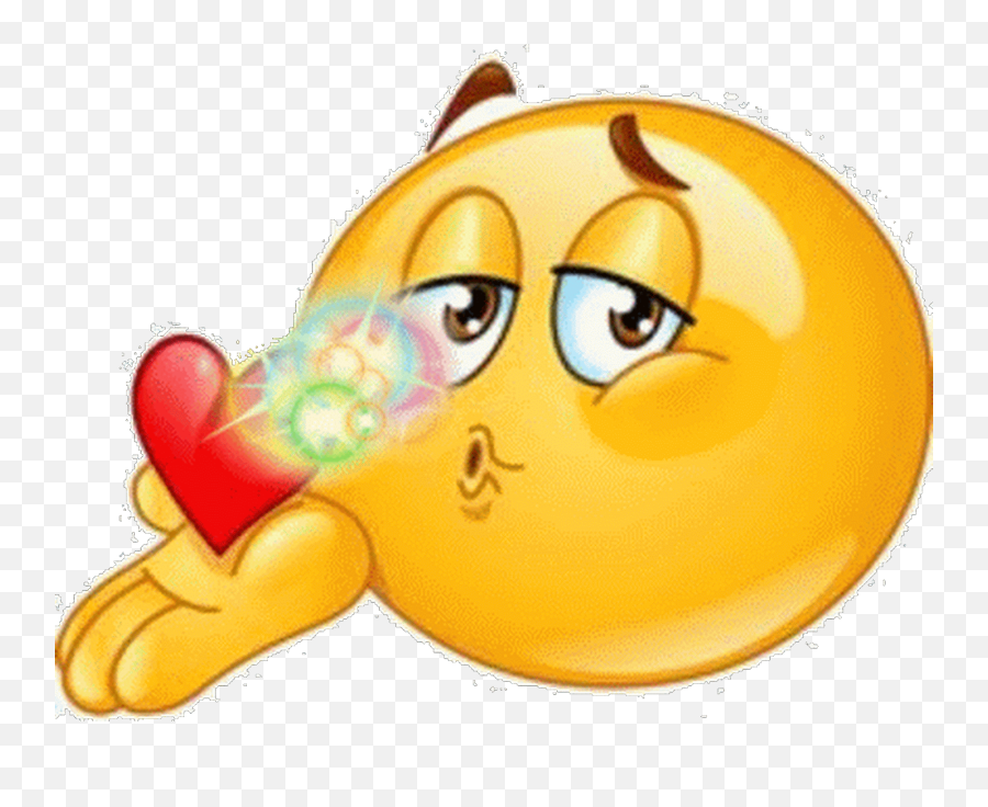 Latest Kiss Emoji Gif For Whatsapp Free - Love Kisses Gif Funny,Kiss Emoji