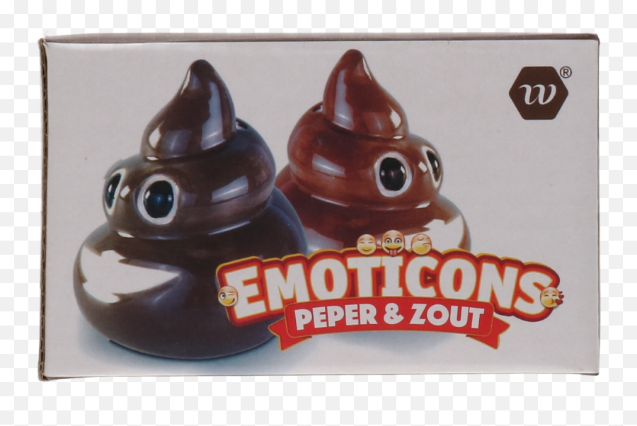 Peper U0026 Zout Set Poop Emoticons - Types Of Chocolate Emoji,Chocolate Emoticons