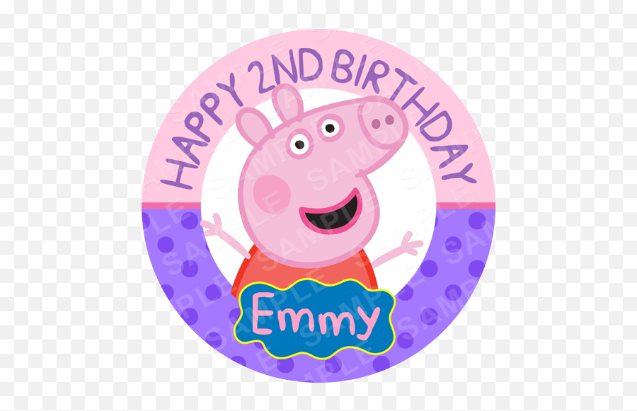 Peppa Pig Edible Cake Topper Archives - Toppers De Peppa Pig Png Emoji,Peppa Pig Emoji