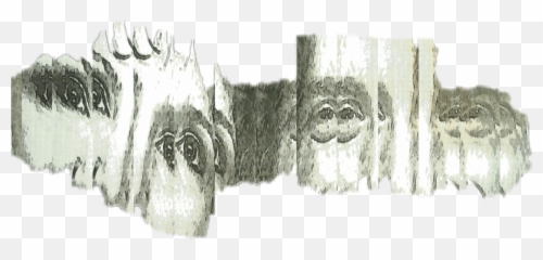Dark What Chopped Eyes And Pale Sticker - Sketch Emoji,Pair Of Eyes Emoji