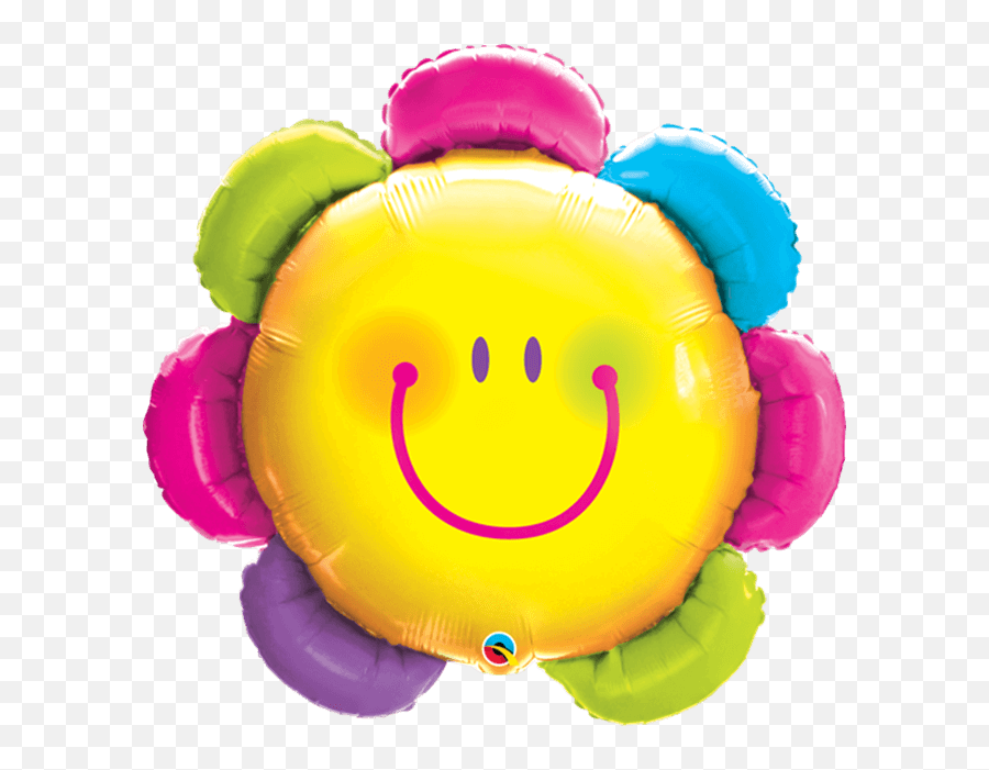 Super Shape Large Balloons - Colourful Smiley Emoji,Cinderella Emoticon