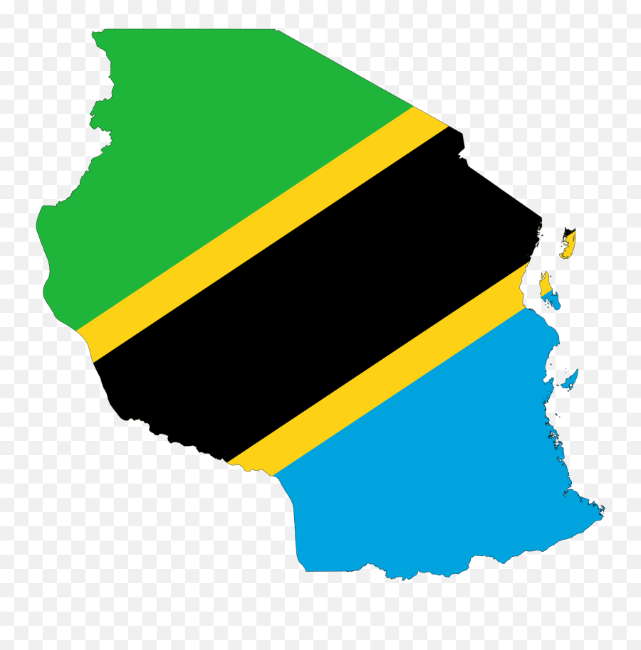 Tanzania Flag Map - Tanzania Map With Flag Emoji,African American Flag Emoji