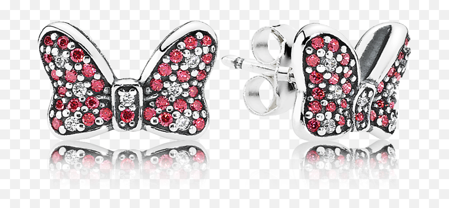 Pandora - Pandora Minnie Mouse Earrings Emoji,Moon Emoji Necklaces
