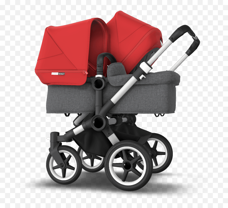 Us - Bugaboo D3d Stroller Bundle Aluminum Grey Melange Red Bugaboo Donkey 3 Duo Emoji,Emotion Wheel 2 Year Olds